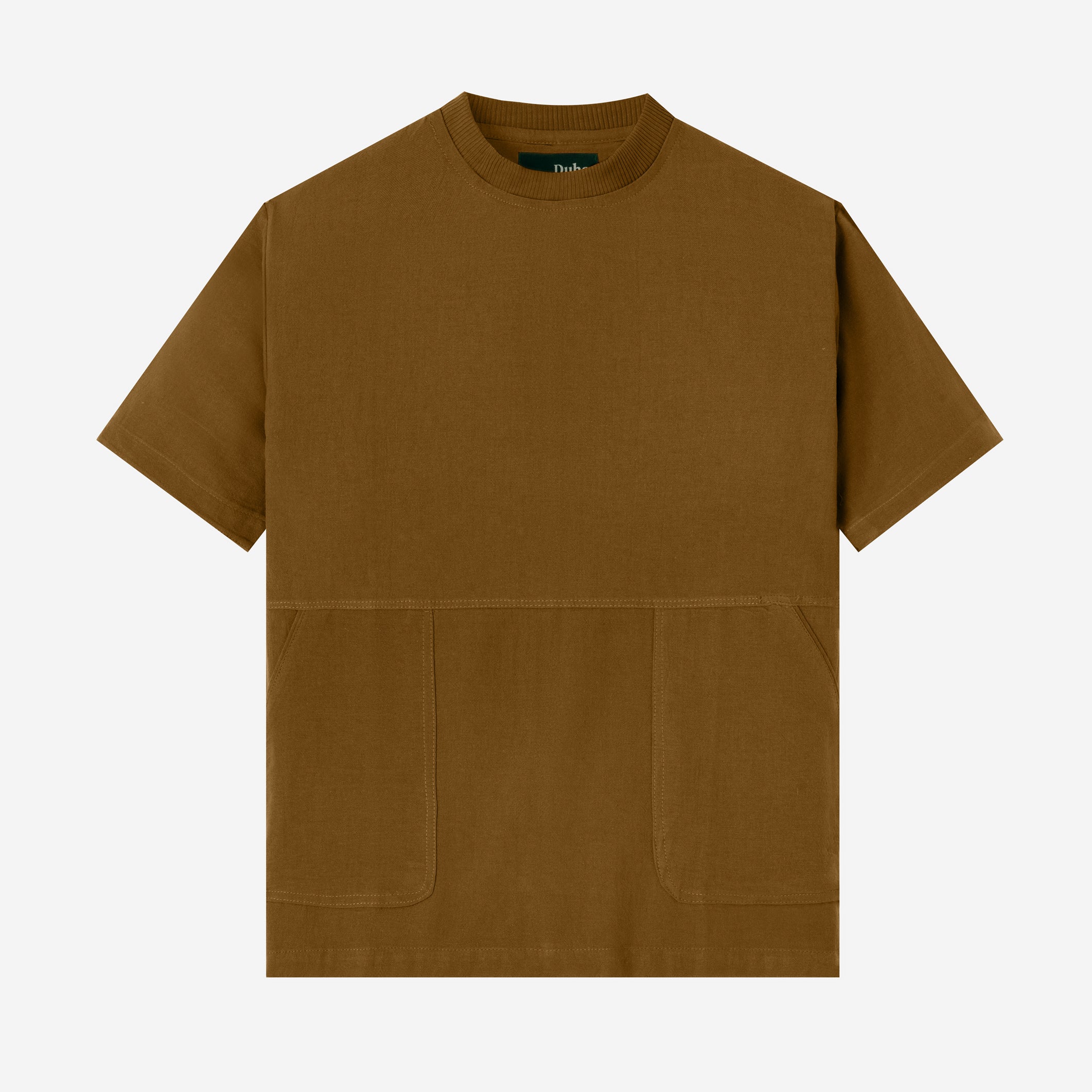 Badr Short Sleeve Pocket T-Shirt - Dark Terracotta