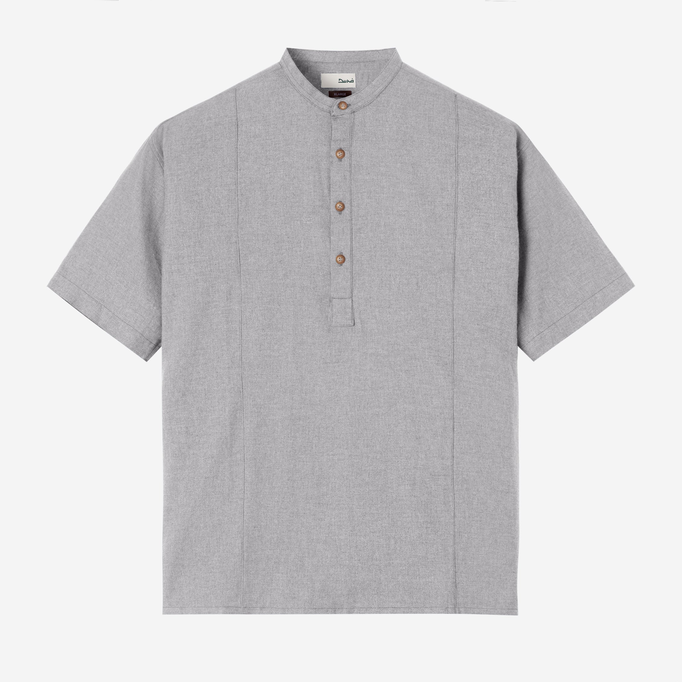 Nadeer Shirt Short Sleeve - Grey