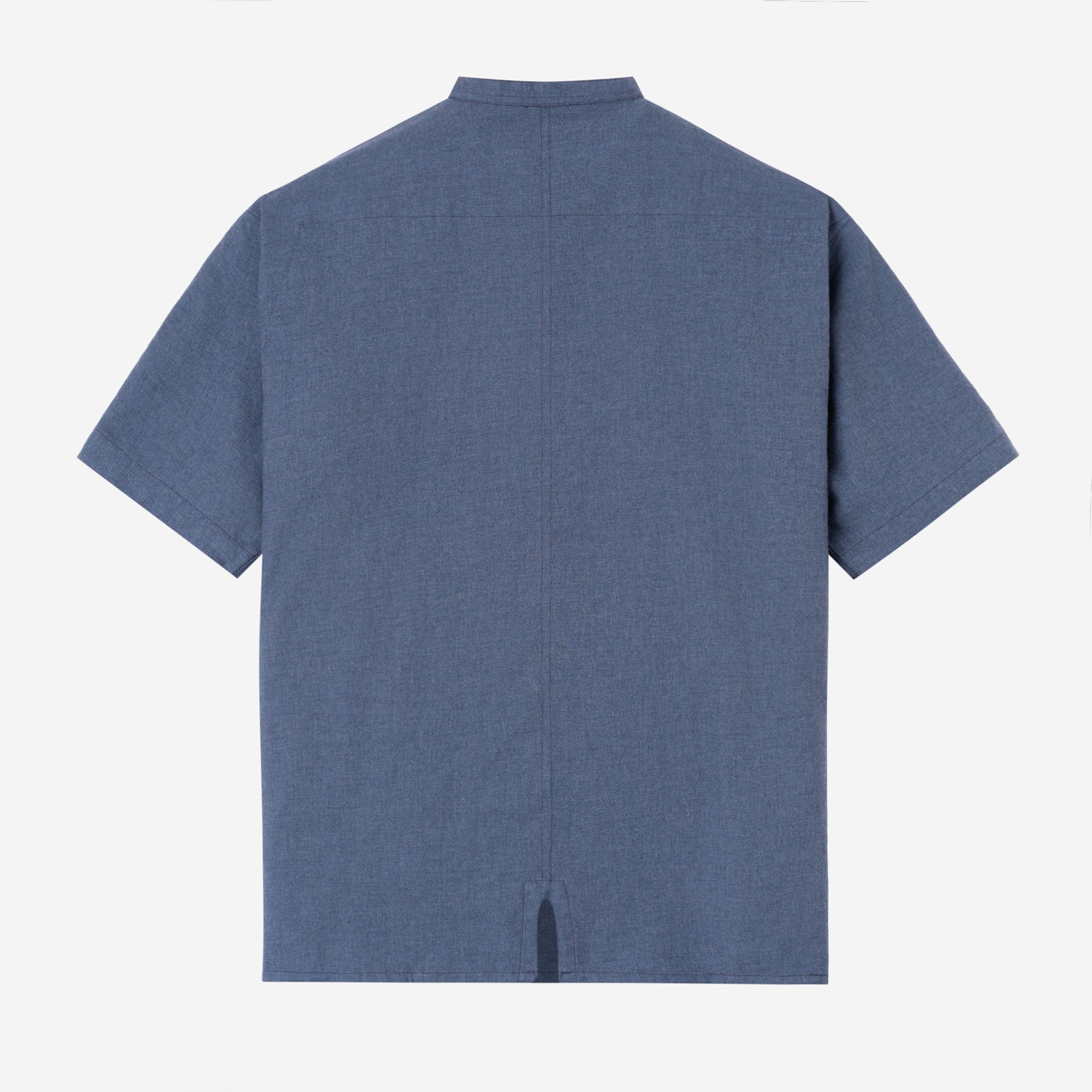 Nadeer Shirt Short Sleeve - Grey Blue