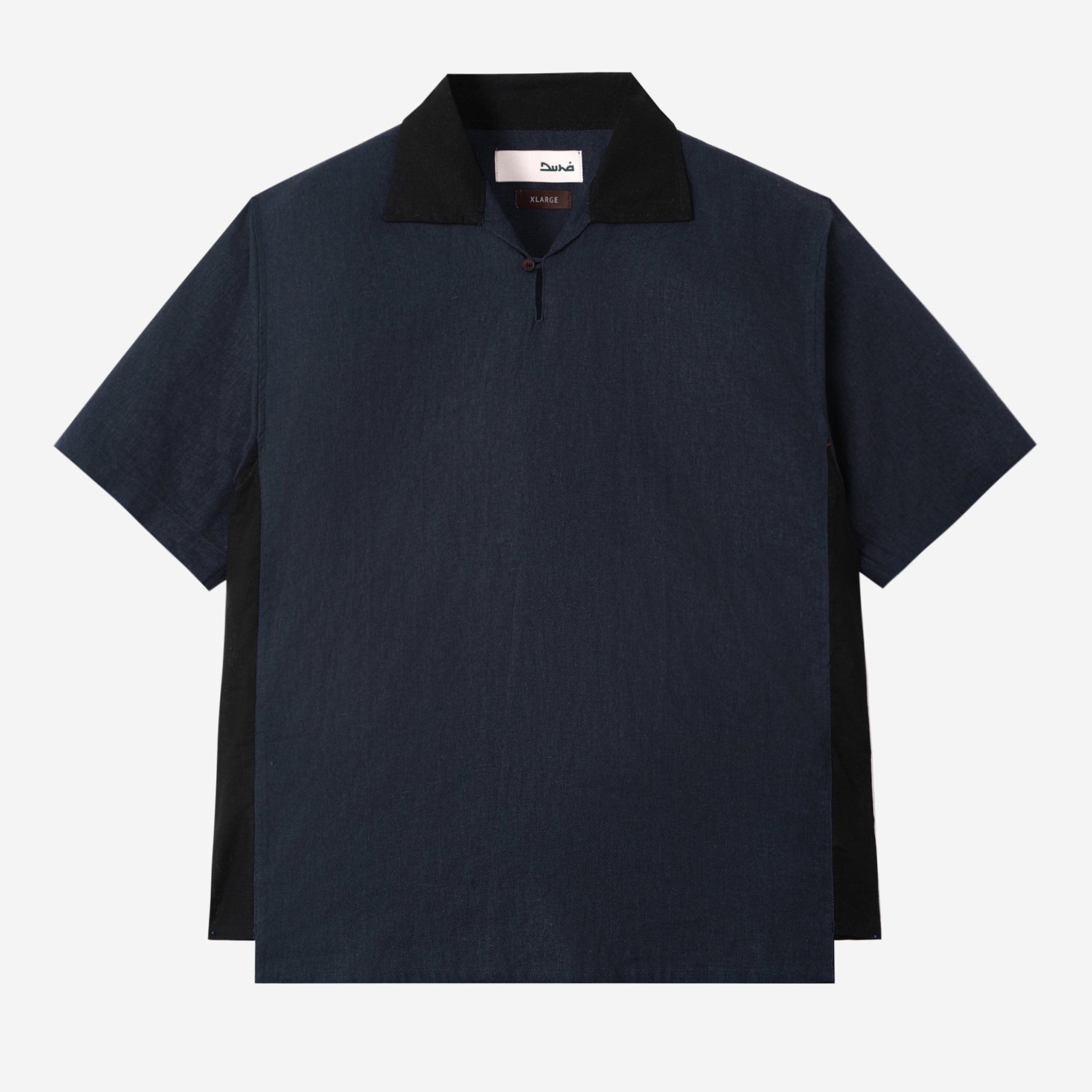 Dhia Pull-Over Shirt Short Sleeve - Navy Night