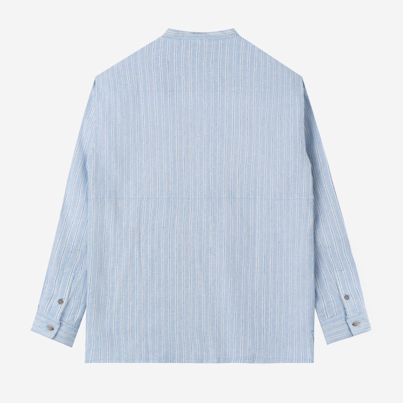 Baraa Shirt Long Sleeve - Blue Stripe