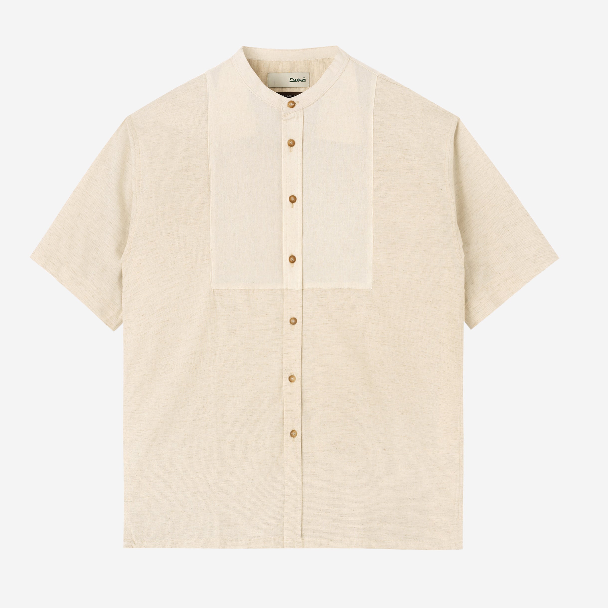 Mazeen Shirt Short Sleeve - White Sand