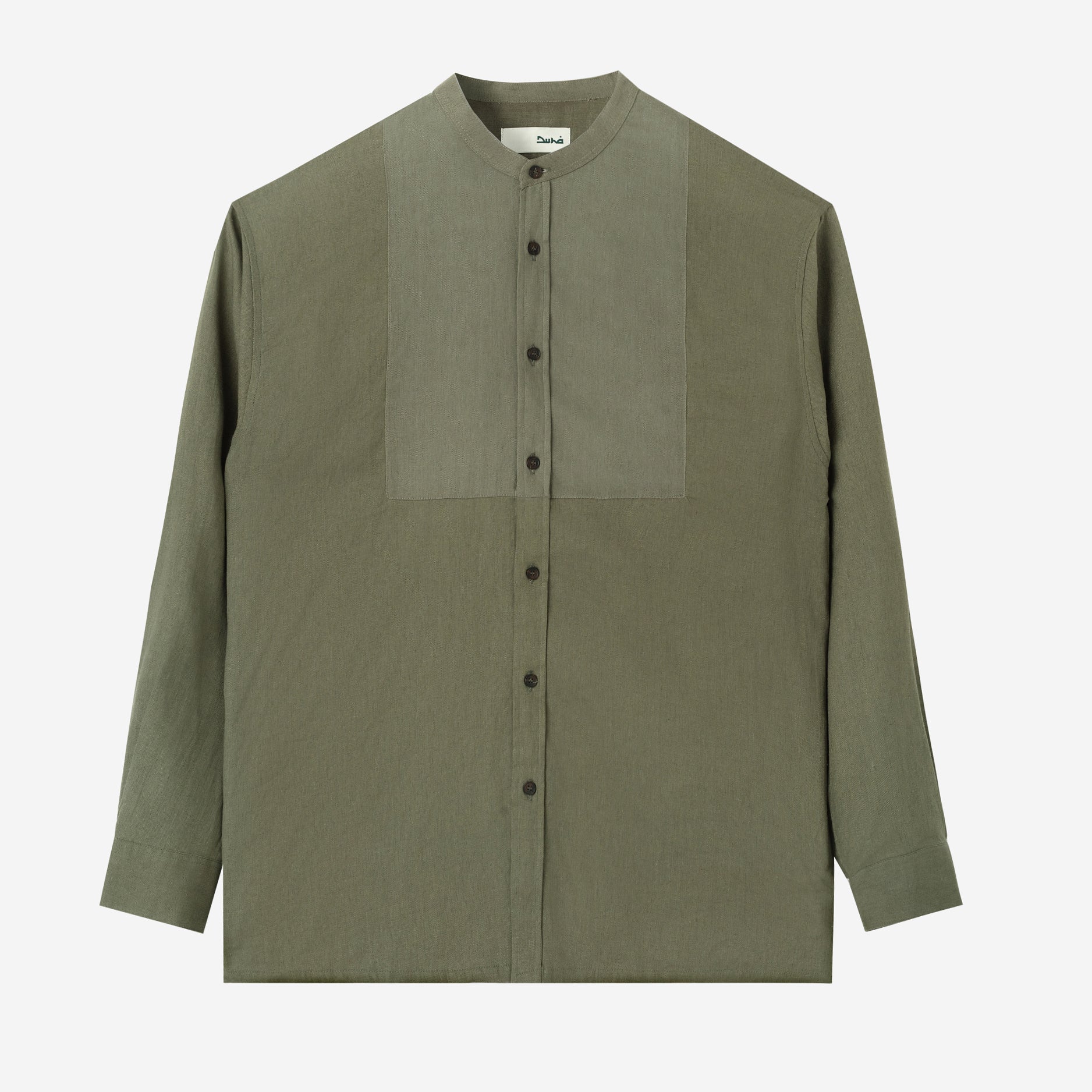 Mazeen Shirt Long Sleeve - Olive Green