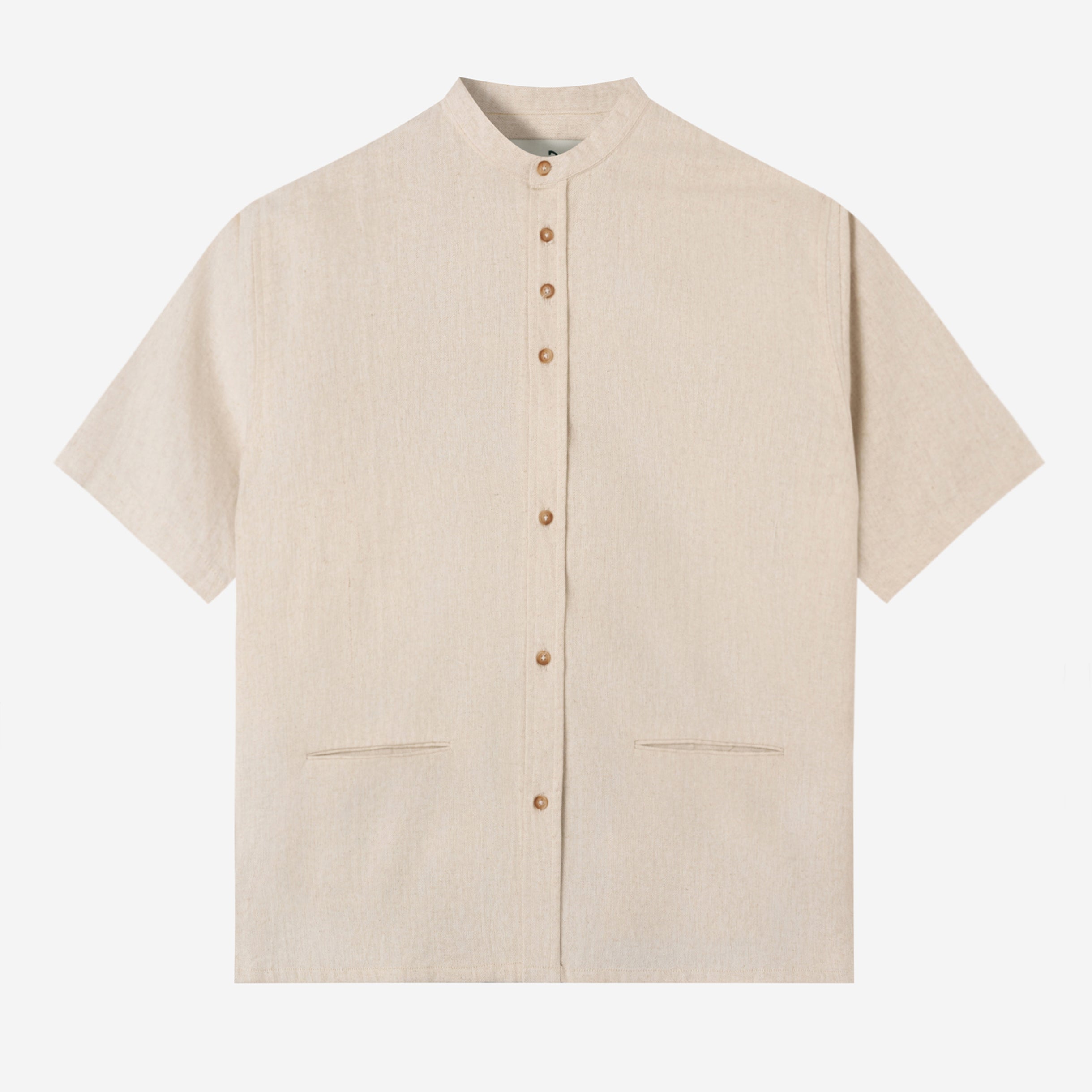 Zaheer Shirt Short Sleeve - Sand