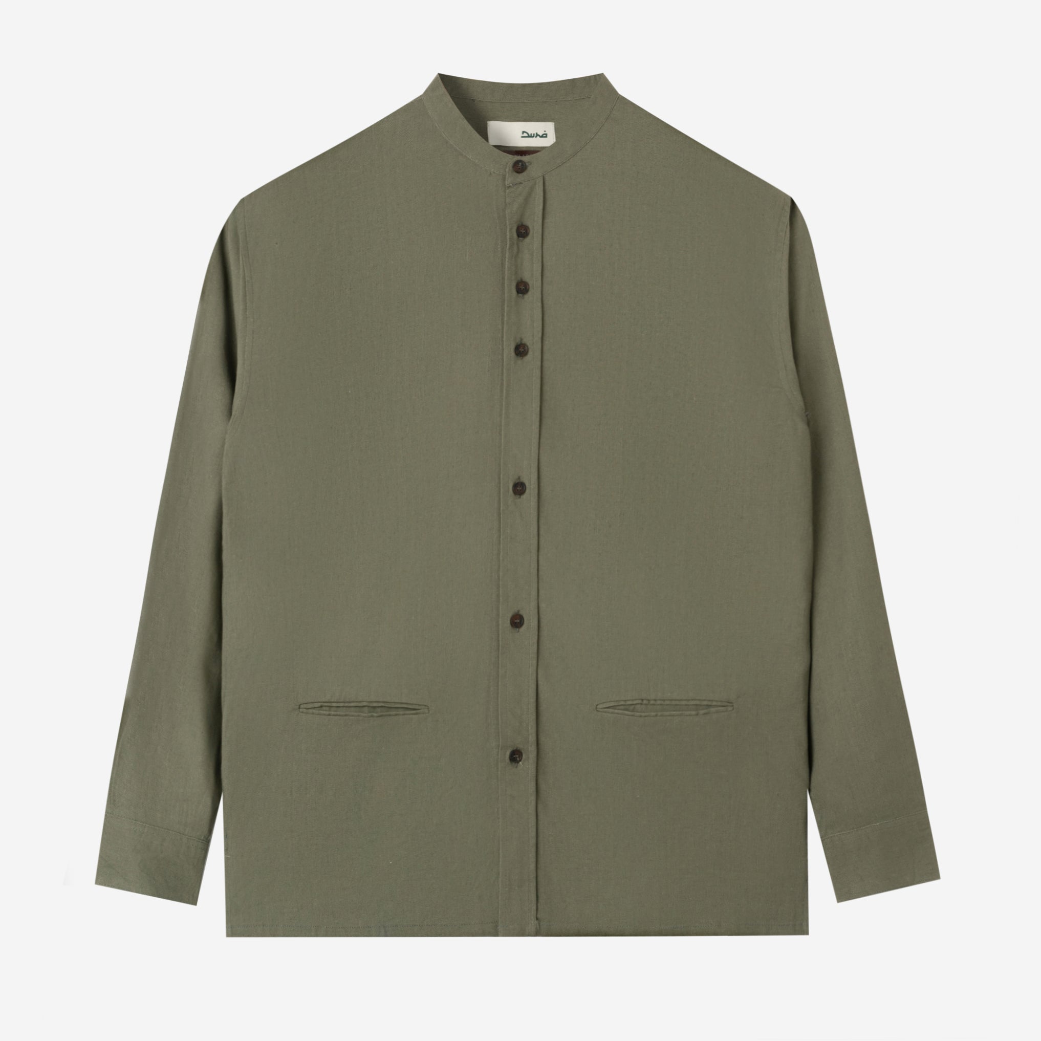 Zaheer Shirt Long Sleeve - Olive