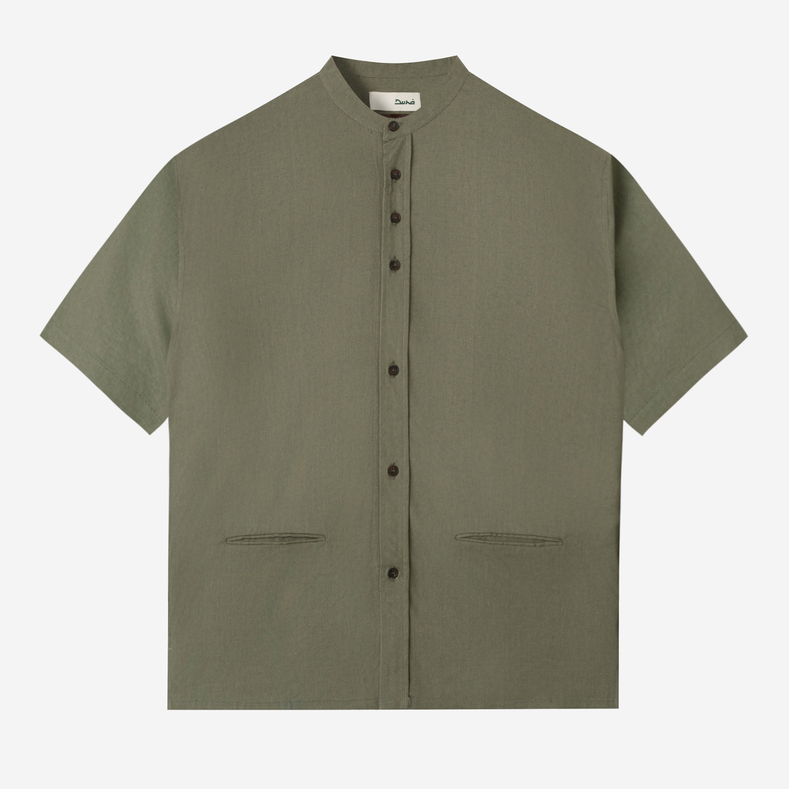 Zaheer Shirt Short Sleeve - Olive