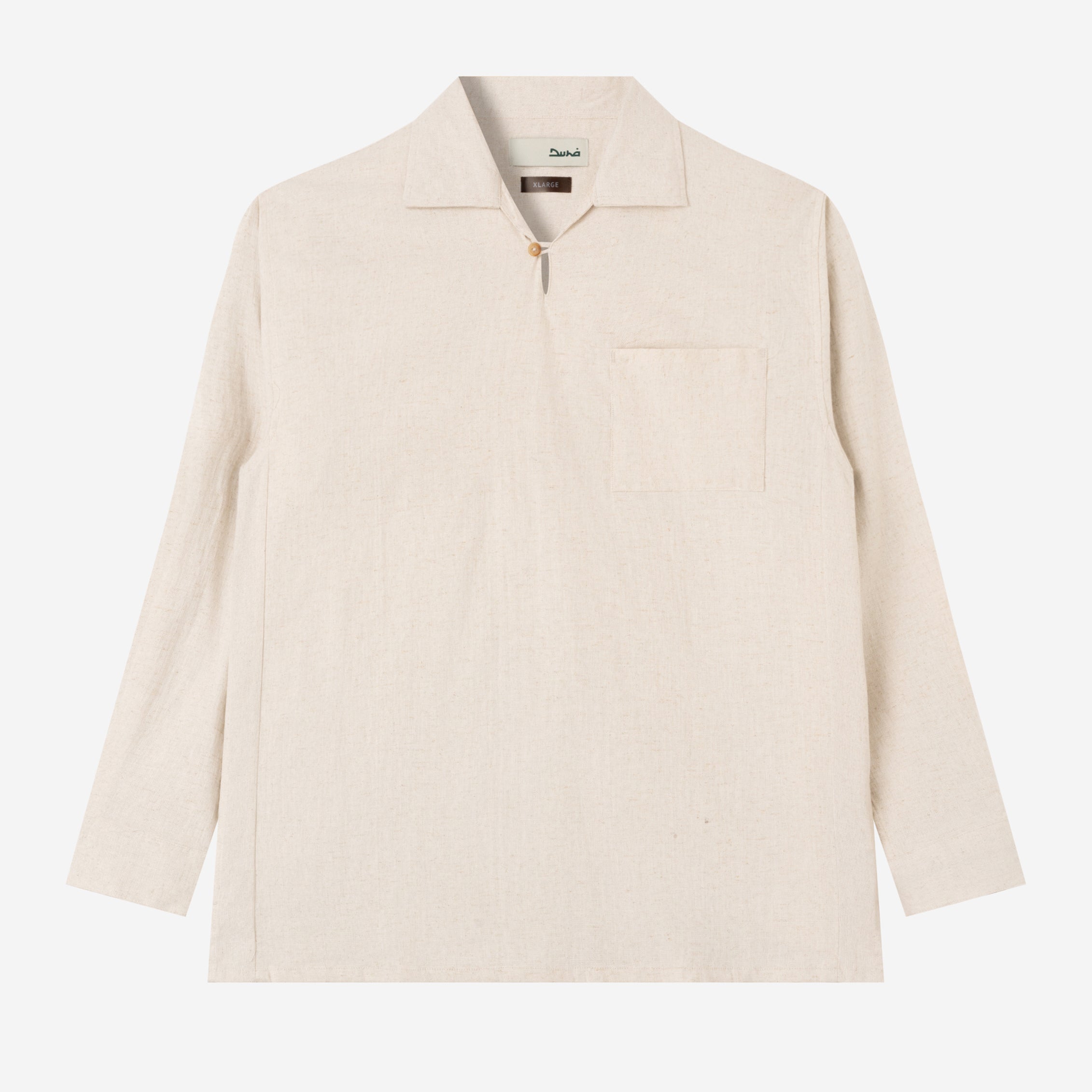 Dhia Pull-Over Shirt Long Sleeve - Sand White