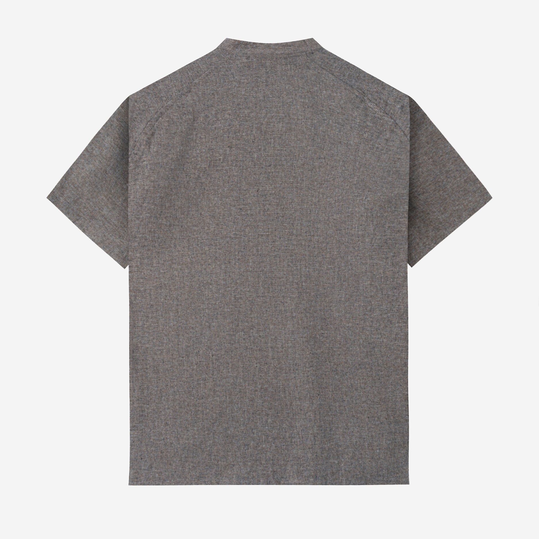 Iyaad Pull-Over Shirt Short Sleeve - Dark Brown