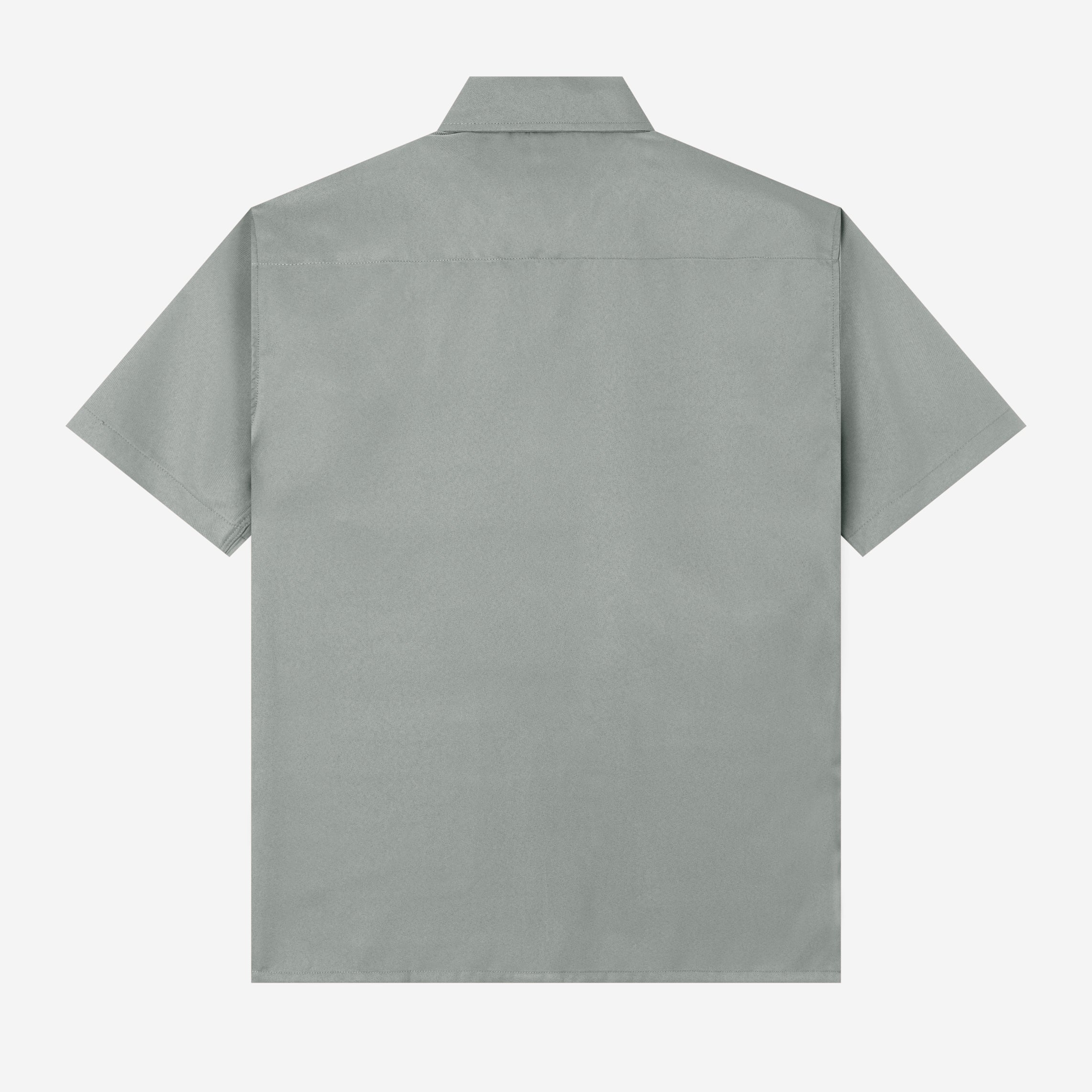 Hamz Shirt Short Sleeve - Cold Grey