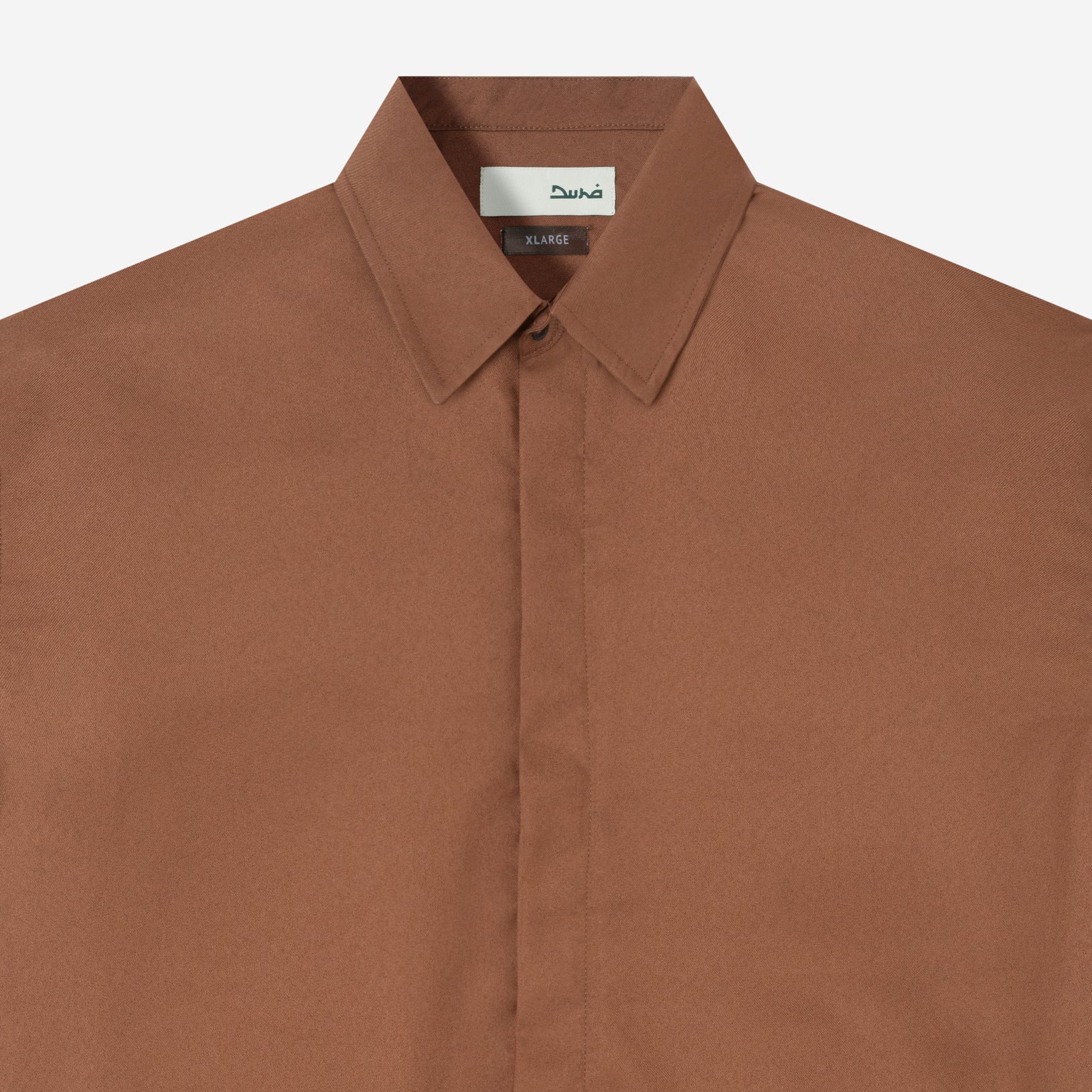 Hamz Shirt Long Sleeve - Brown