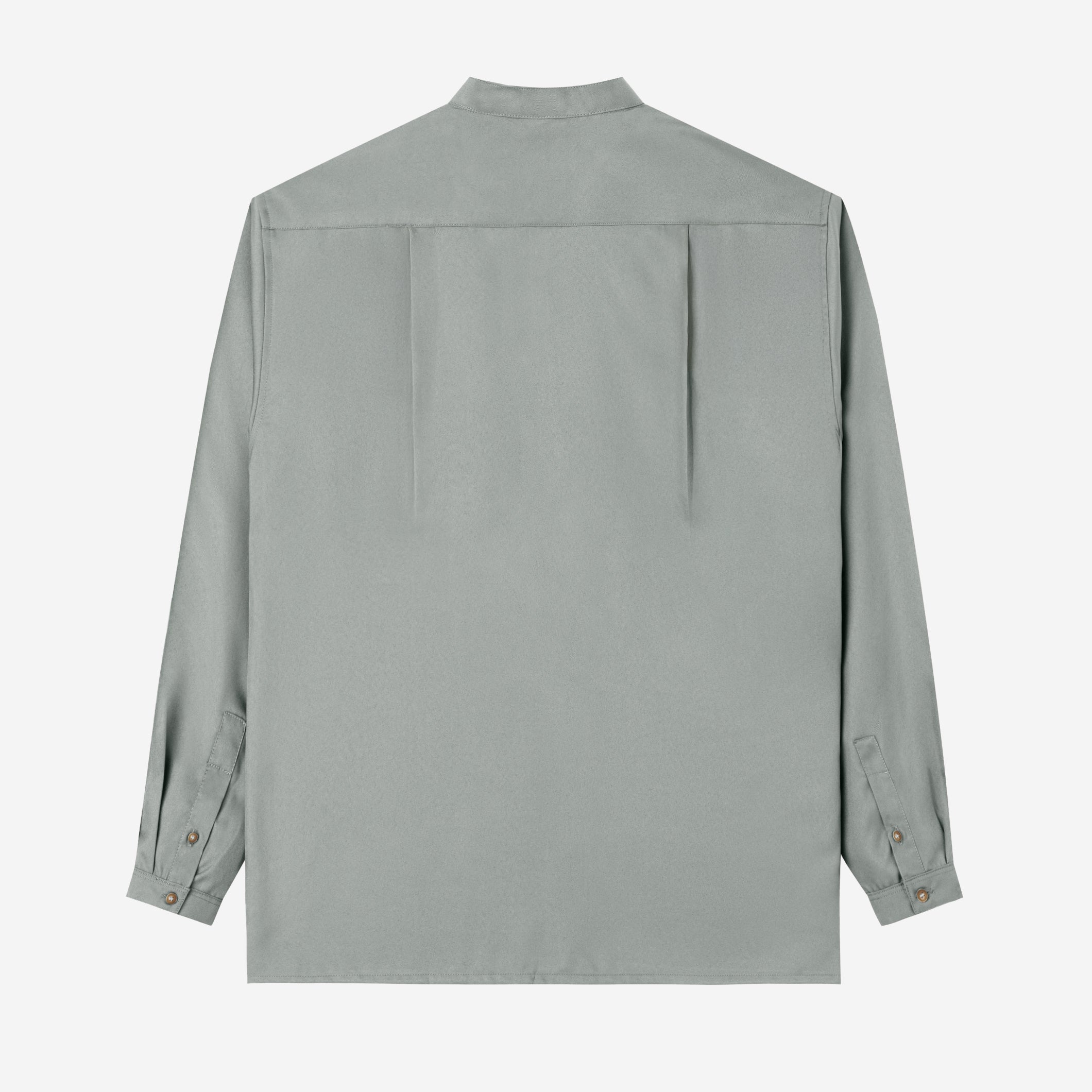 Zayd Shirt Long Sleeve - Cold Grey