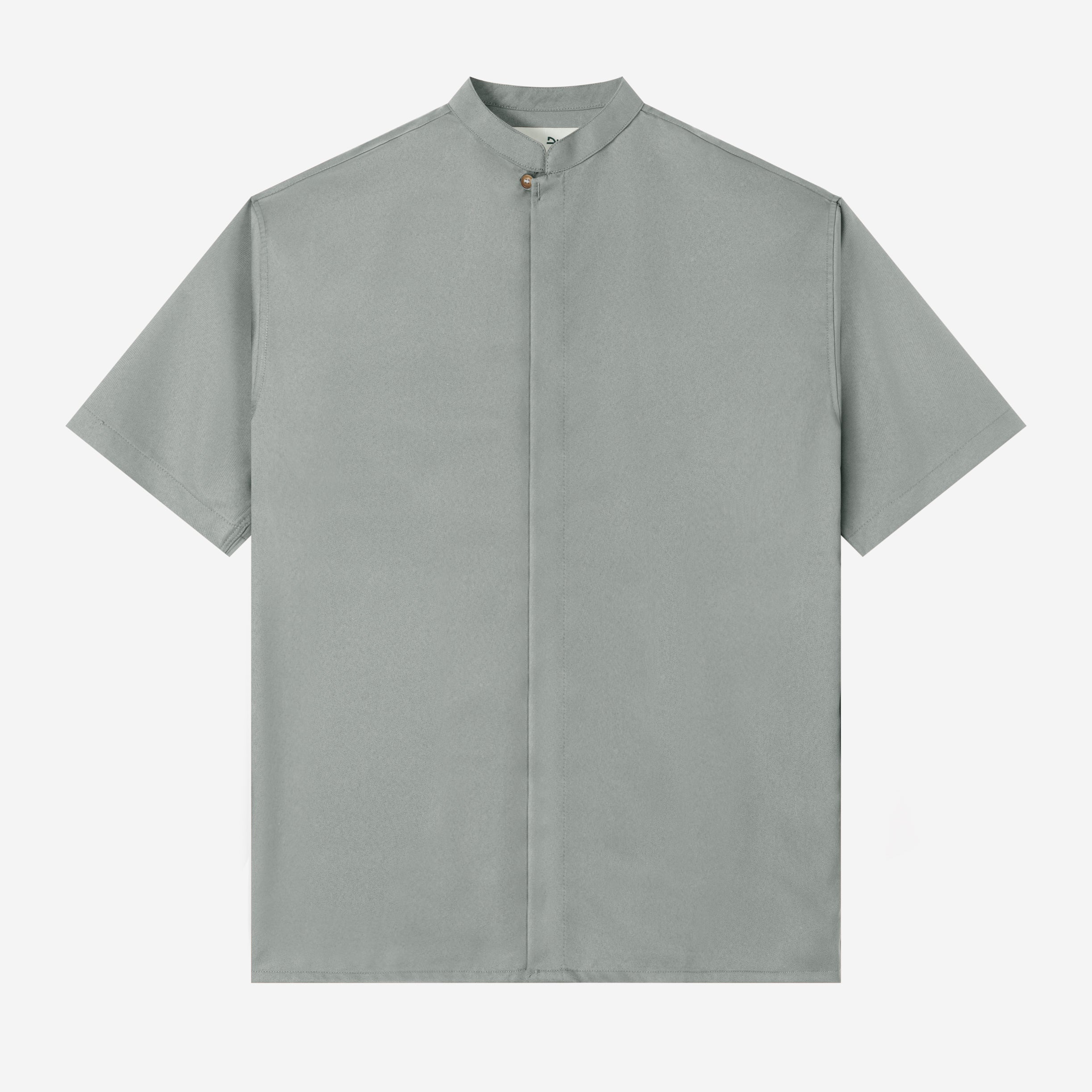 Zayd Shirt Short Sleeve - Cold Grey