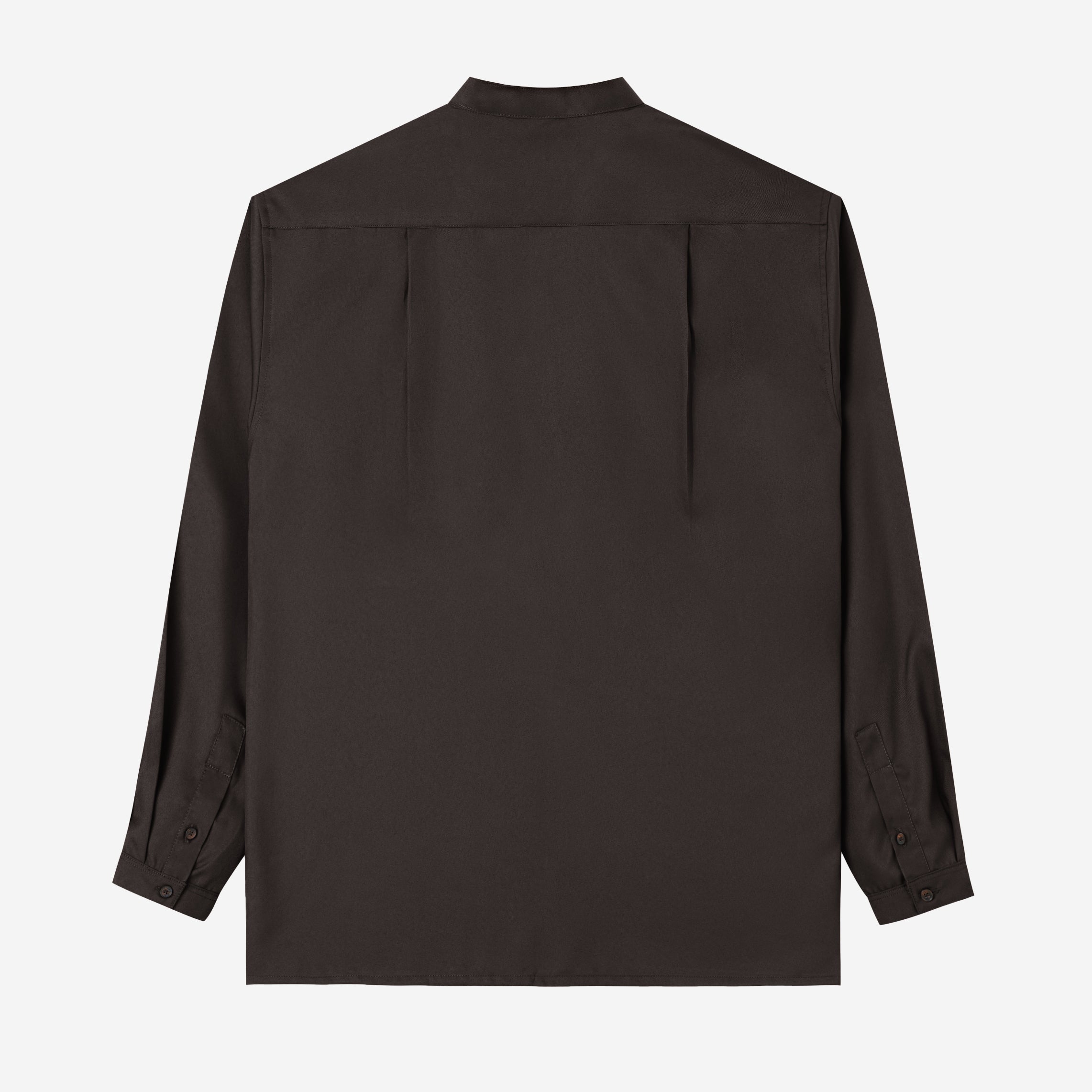 Zayd Shirt Long Sleeve - Dark Brown