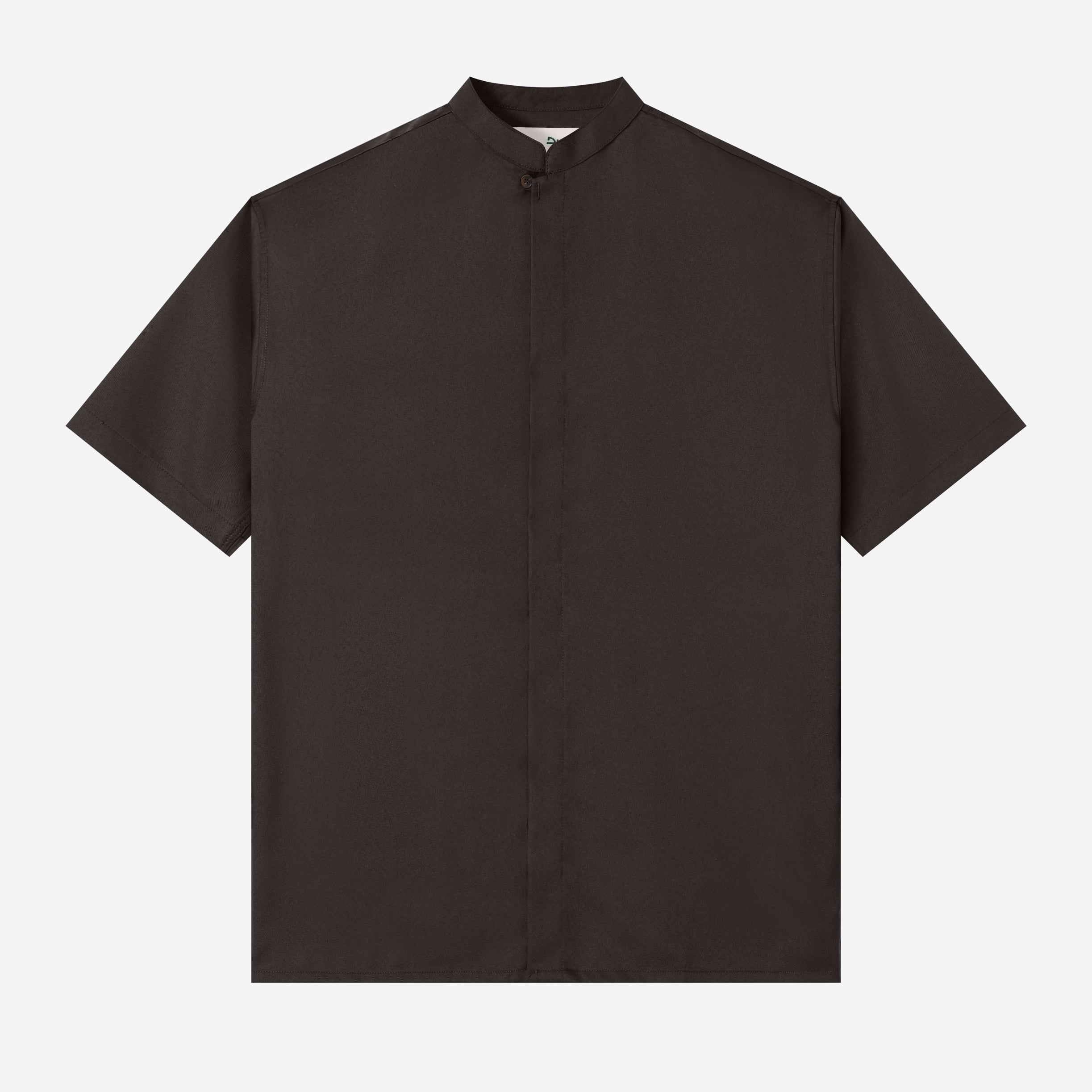 Zayd Shirt Short Sleeve - Dark Brown