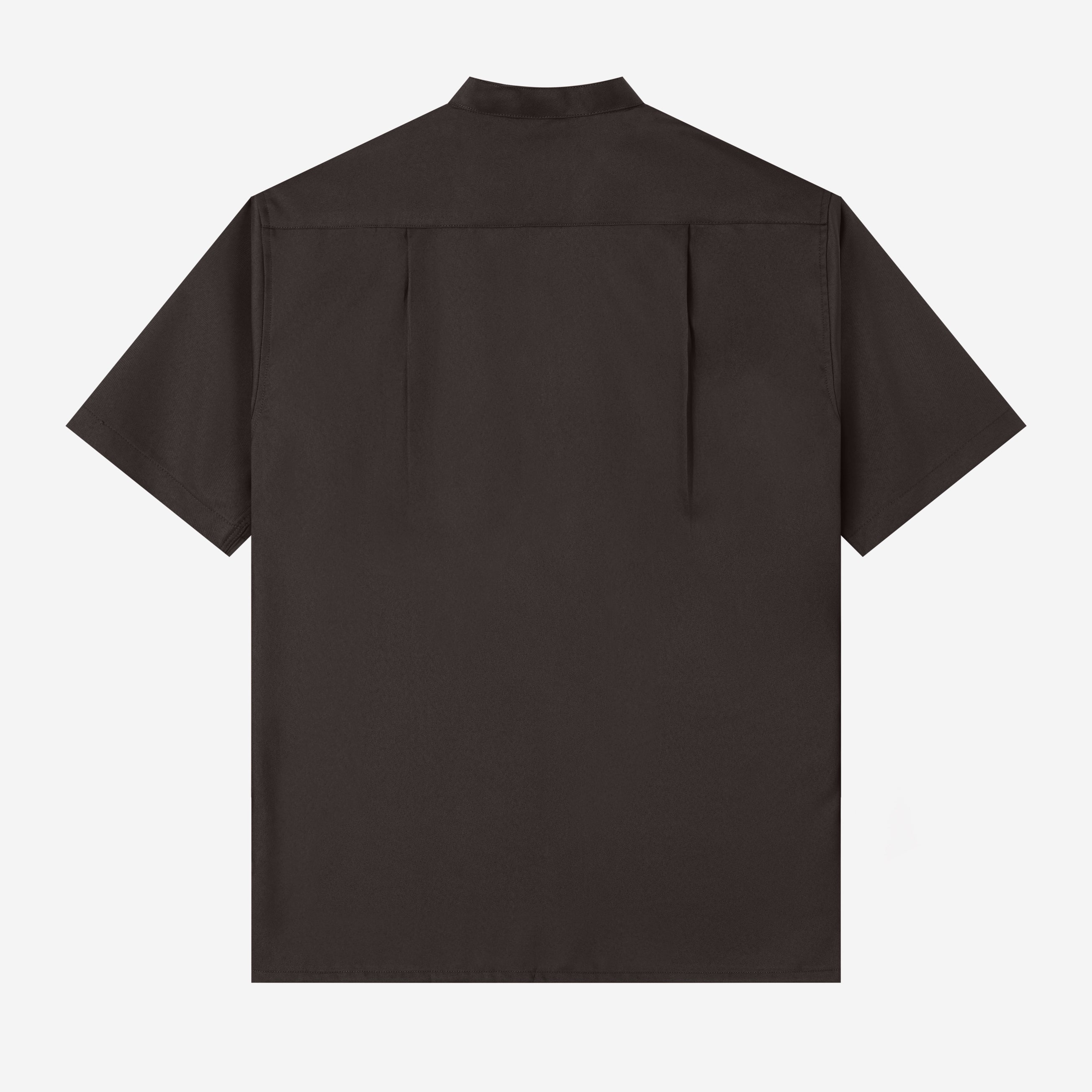 Zayd Shirt Short Sleeve - Dark Brown