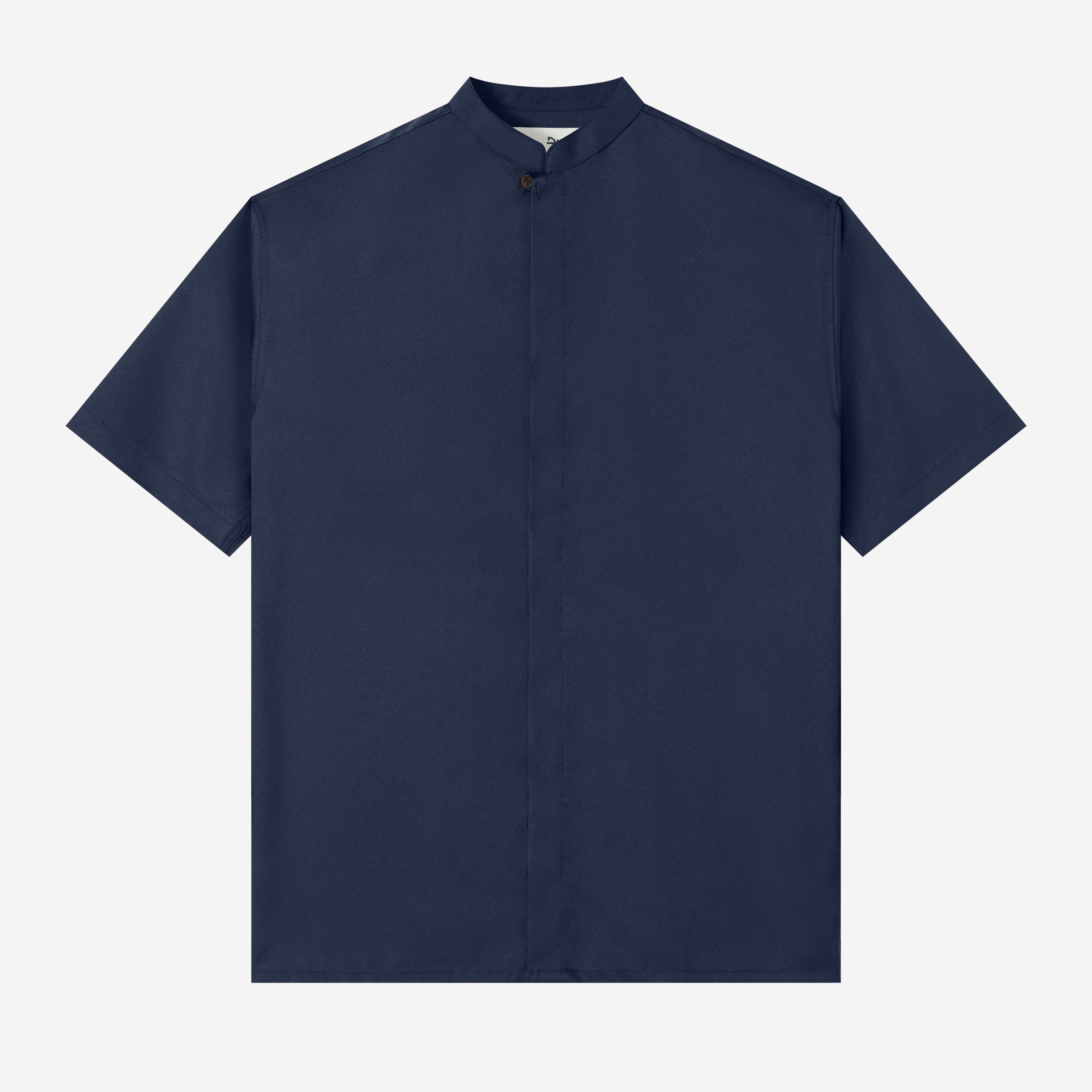 Zayd Shirt Short Sleeve - Dark Navy