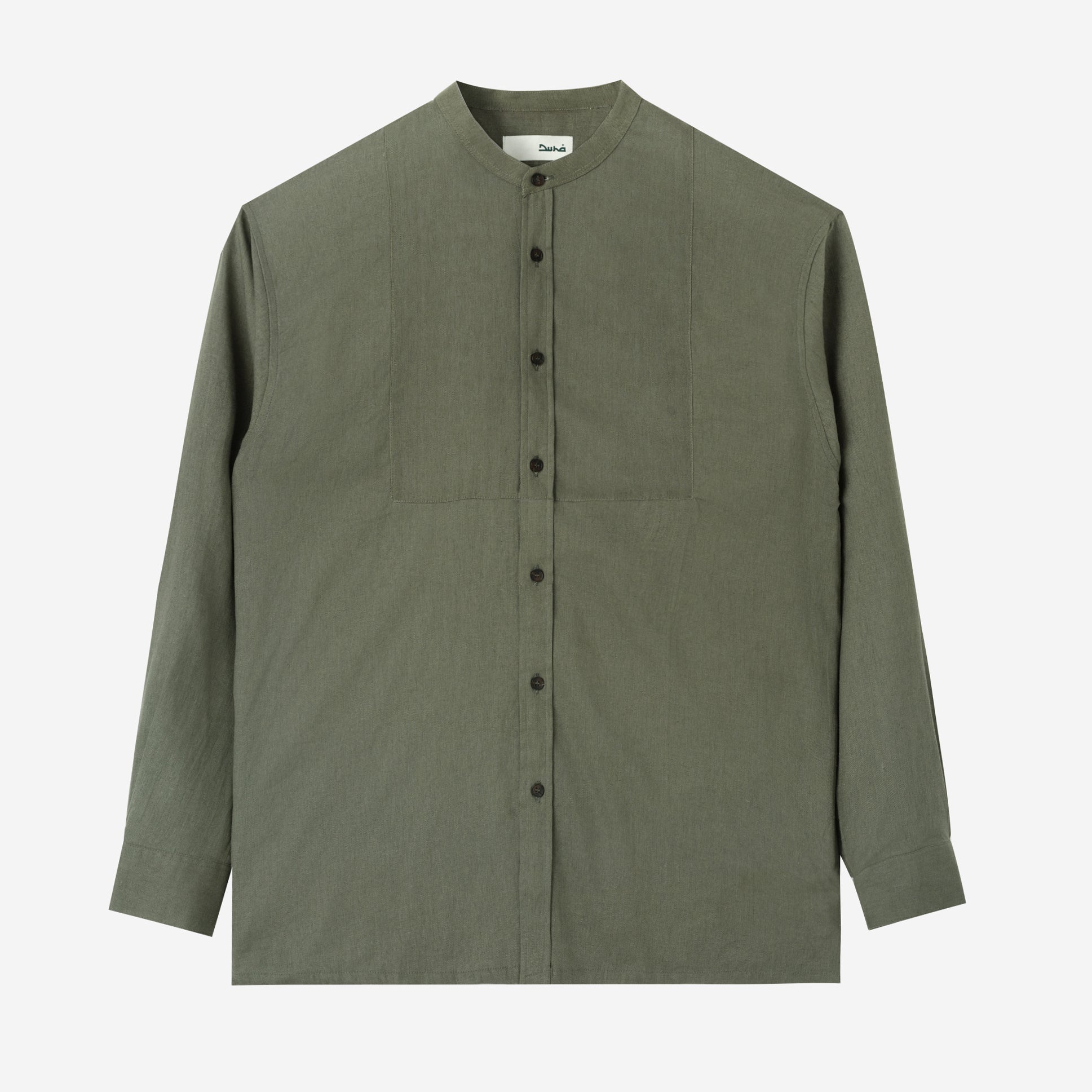 Mazeen Shirt Long Sleeve - Light Olive