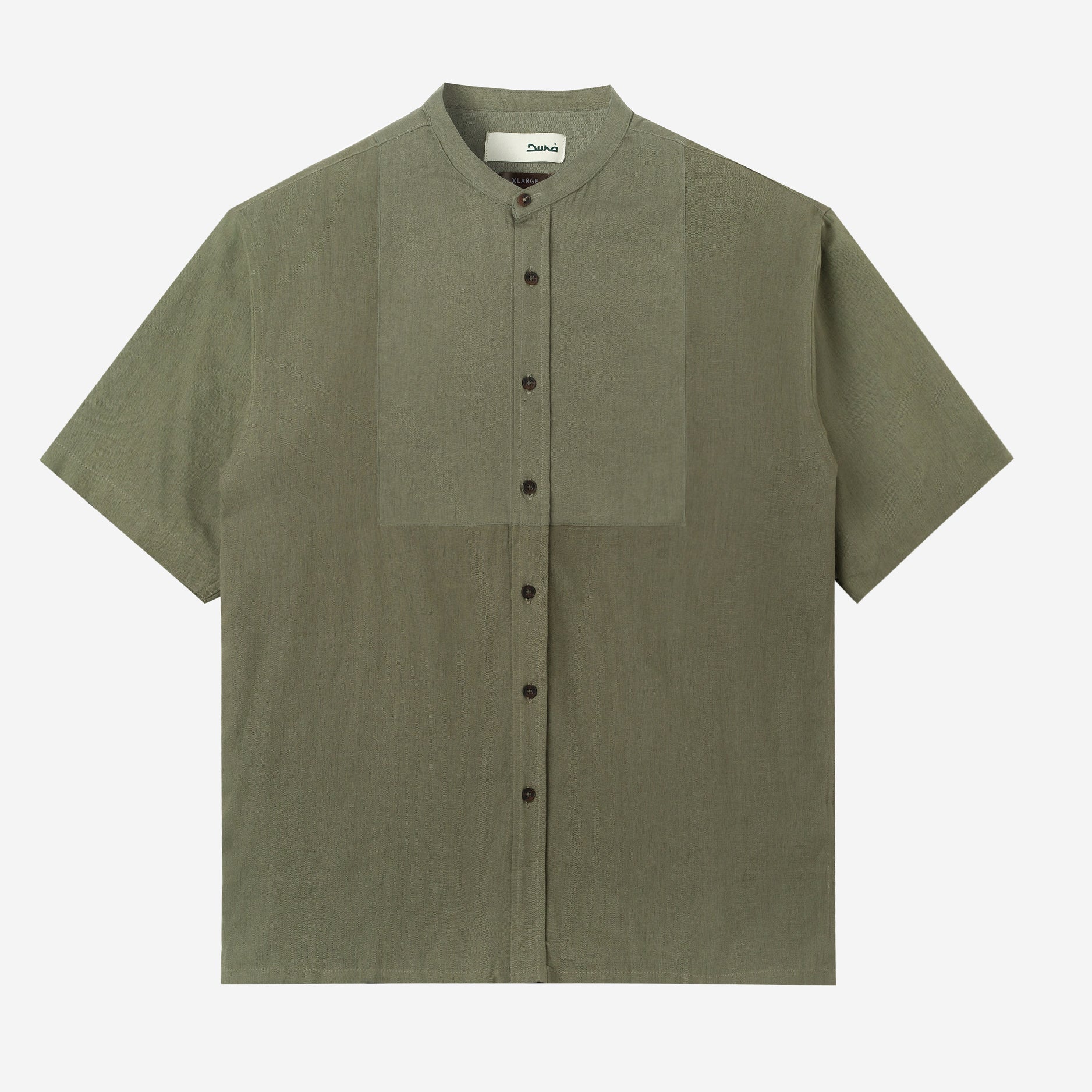 Mazeen Shirt Short Sleeve - Green Olive