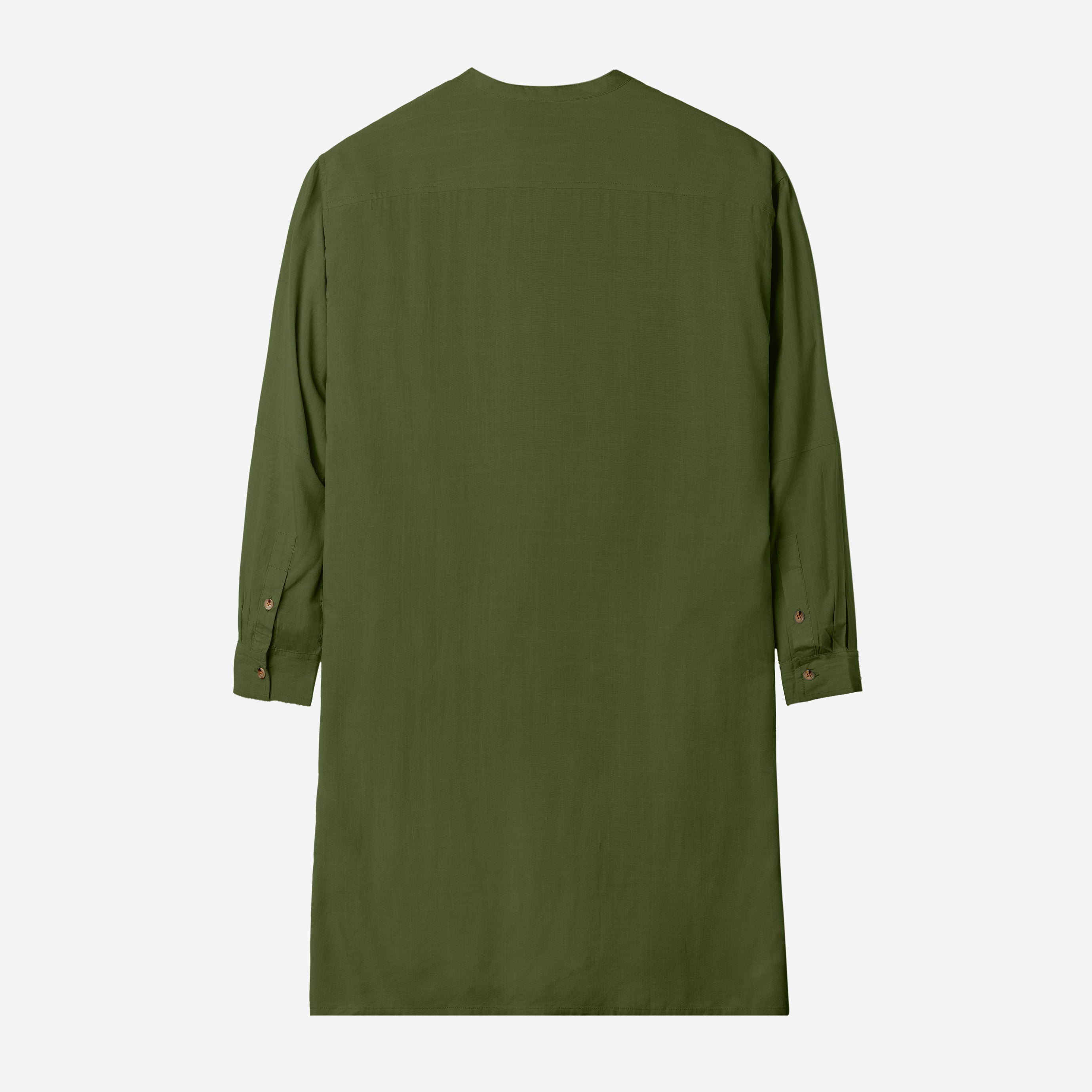 Rafa' Long Gamis - Dark Green